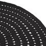 Voir la diapositive 3 : LABEL51 LABEL51 Tapis tricote Coton Rond 150 cm Noir