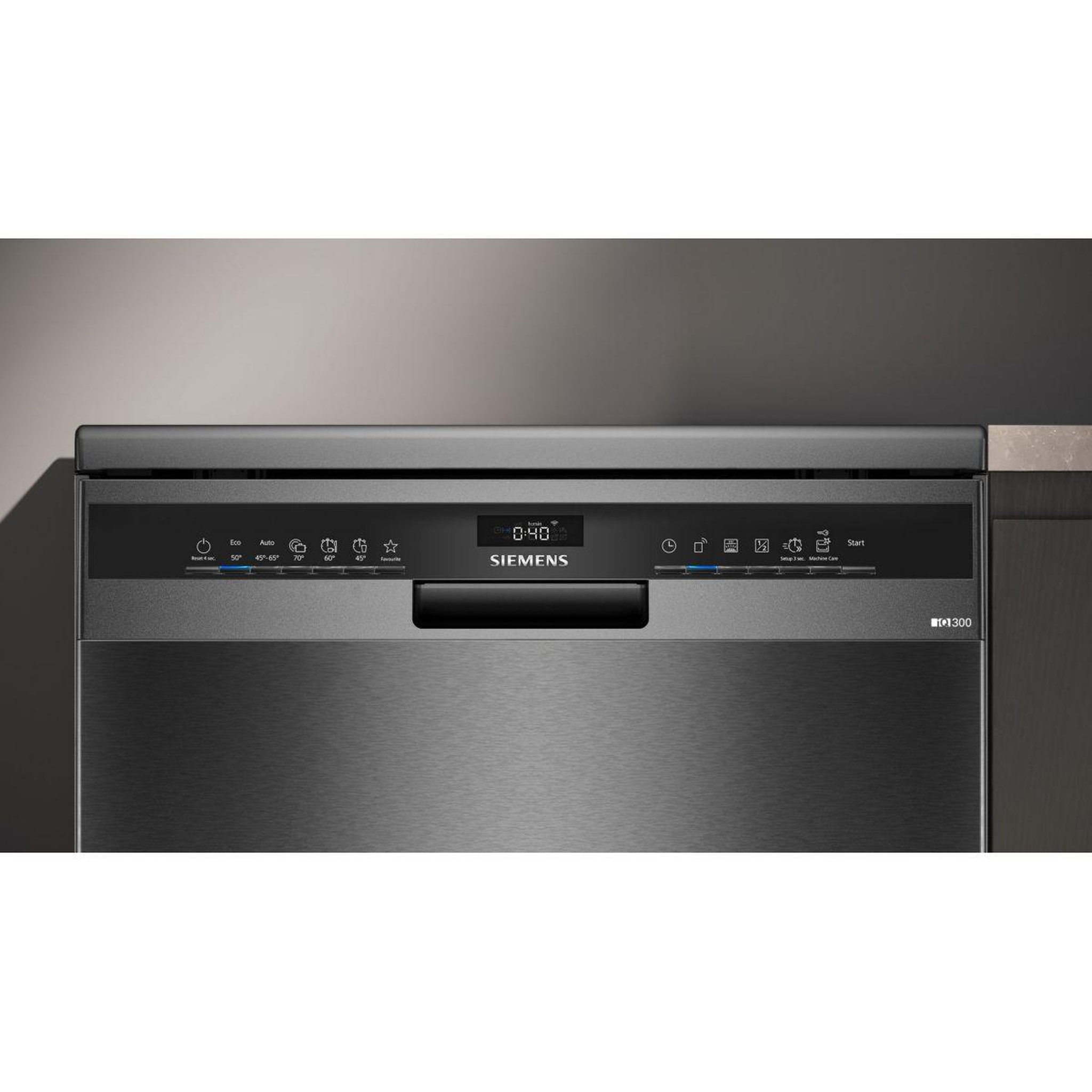 Voir la diapositive 3 : Siemens Lave vaisselle 60 cm SN23EC22AE, varioSpeed Plus, Acier brossé noir