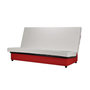 Voir la diapositive 4 : BULTEX BEIJA Banquette clic-clac 3 places - Comfort BULTEX - L 192 x P 95 cm - Tissu rouge