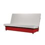 Voir la diapositive 4 : BULTEX BEIJA Banquette clic-clac 3 places - Comfort BULTEX - L 192 x P 95 cm - Tissu rouge