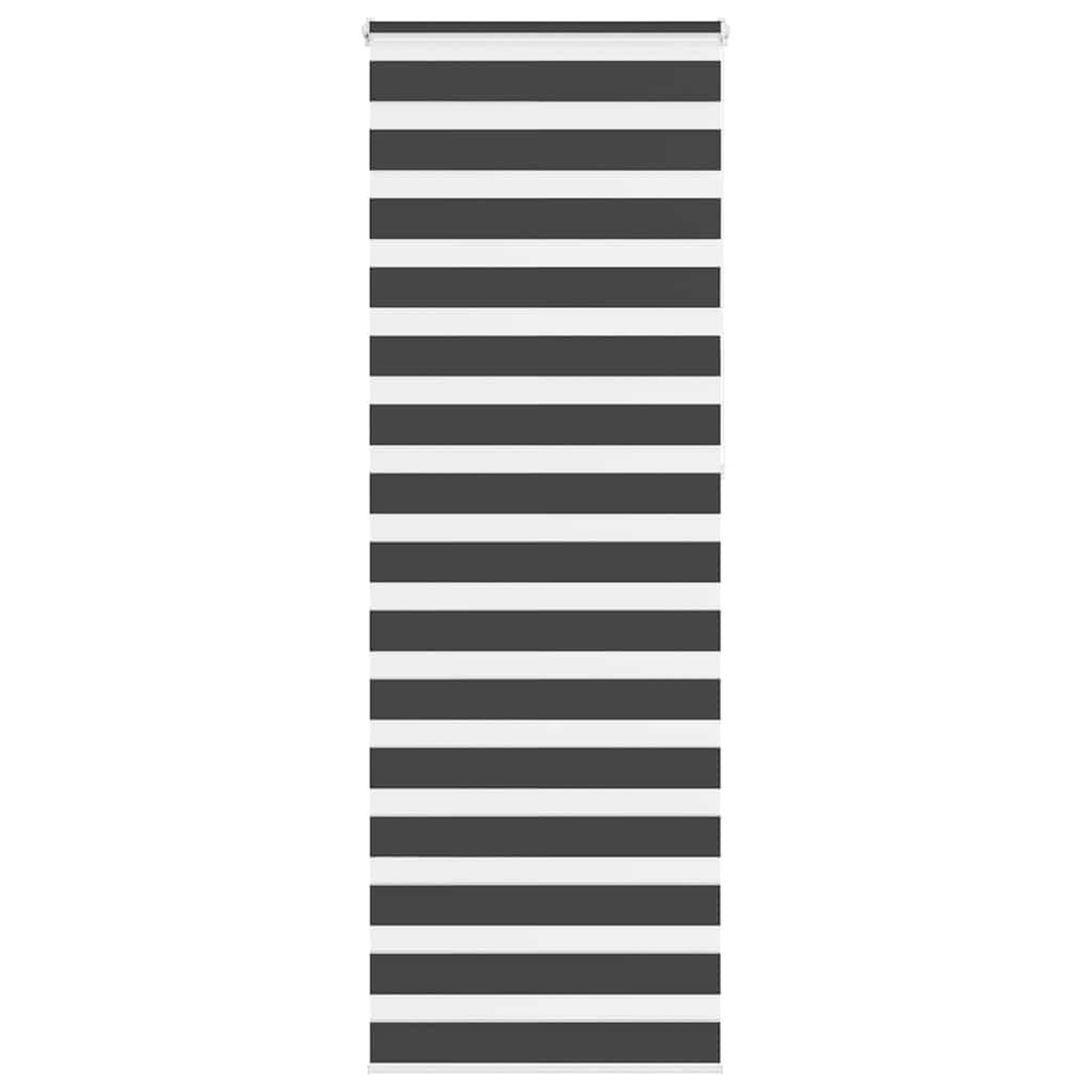VIDAXL Store zebre noir 70x230 cm largeur du tissu 65,9 cm polyester