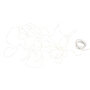 Voir la diapositive 2 : Paris Prix Guirlande Lumineuse LED  90 LEDS  9m Argent
