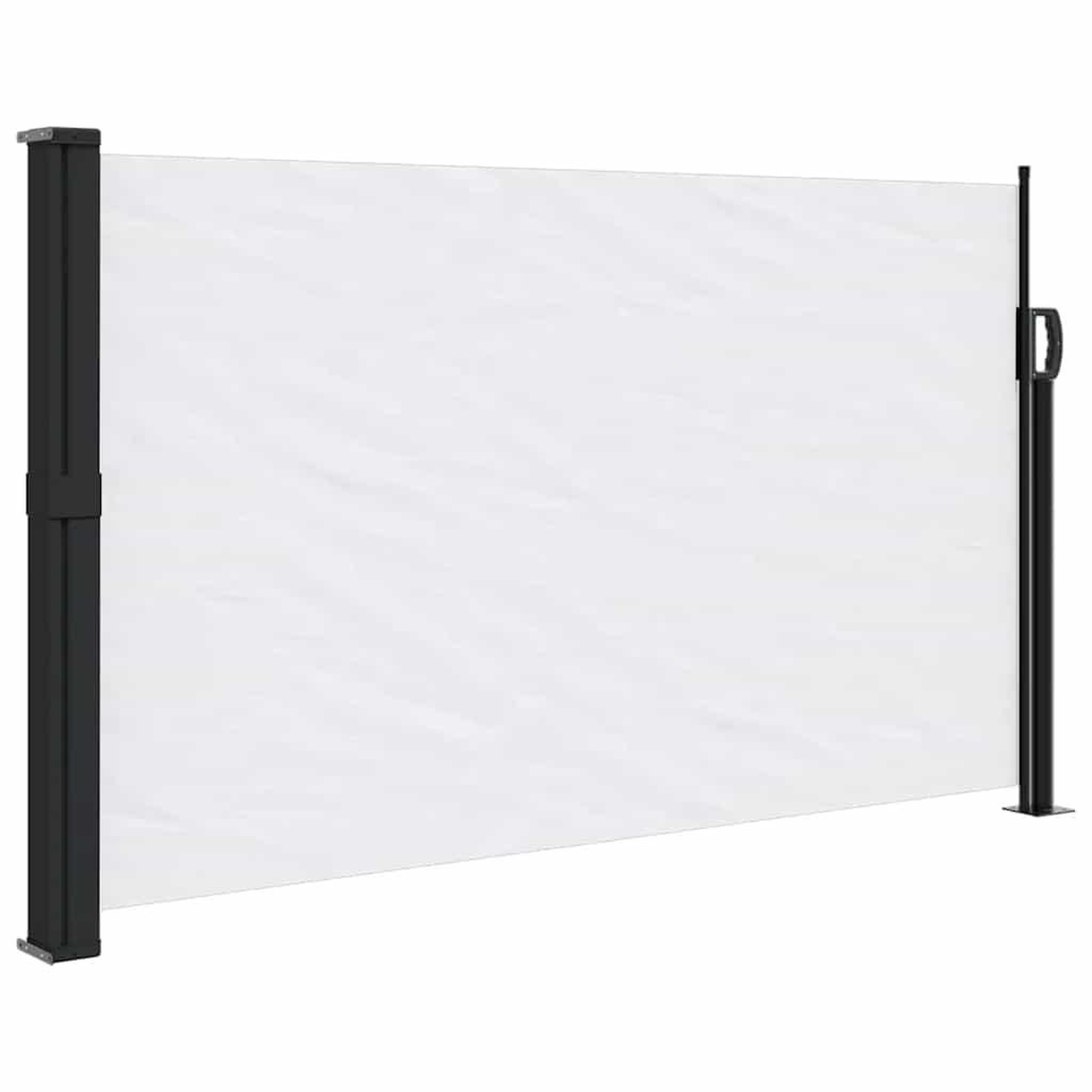 Voir la diapositive 2 : VIDAXL Auvent lateral retractable blanc 120x600 cm