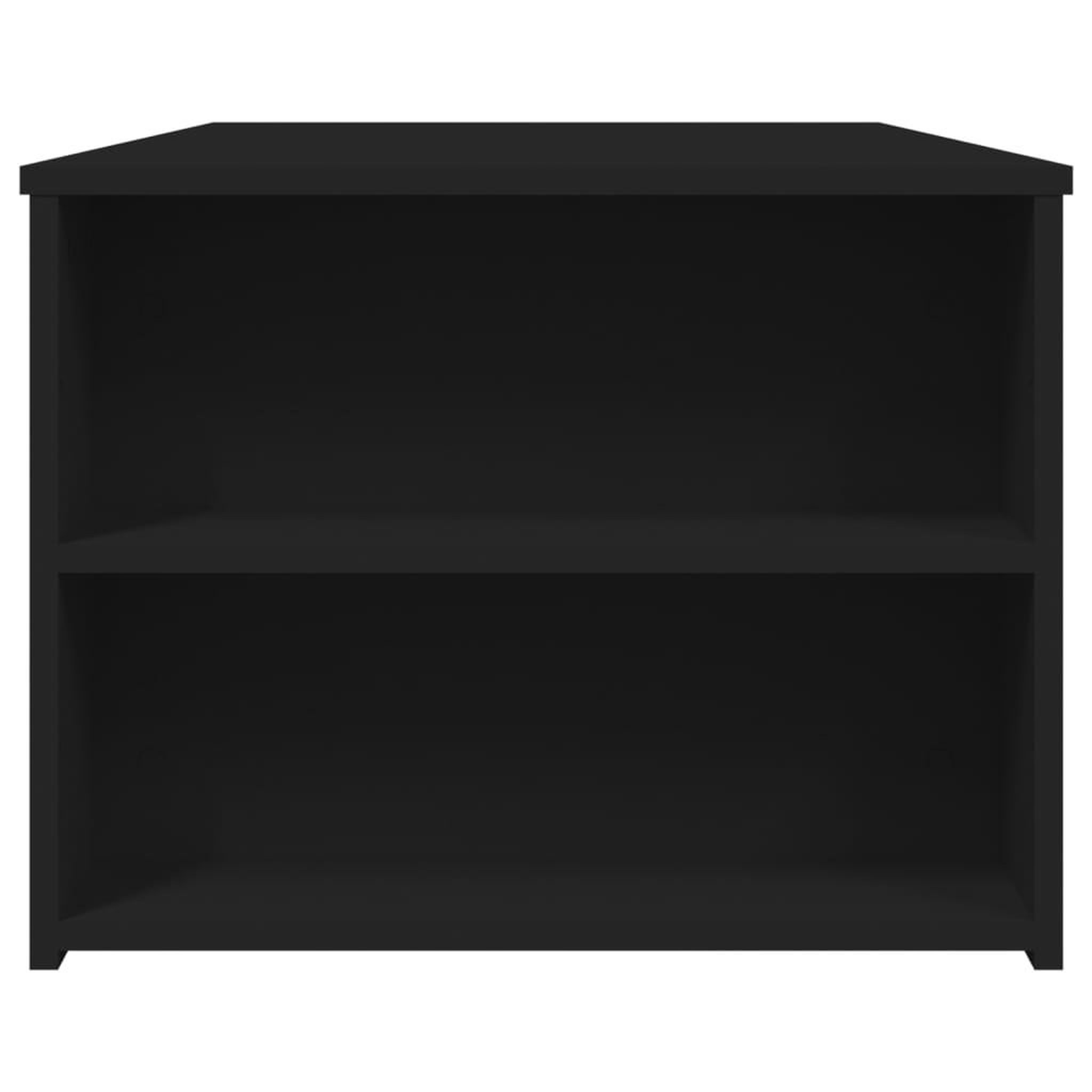 Voir la diapositive 5 : VIDAXL Table basse noir 102x55x42 cm bois d'ingenierie