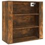 Voir la diapositive 2 : VIDAXL Armoire murale Chene fume 80x33x80 cm Bois d'ingenierie