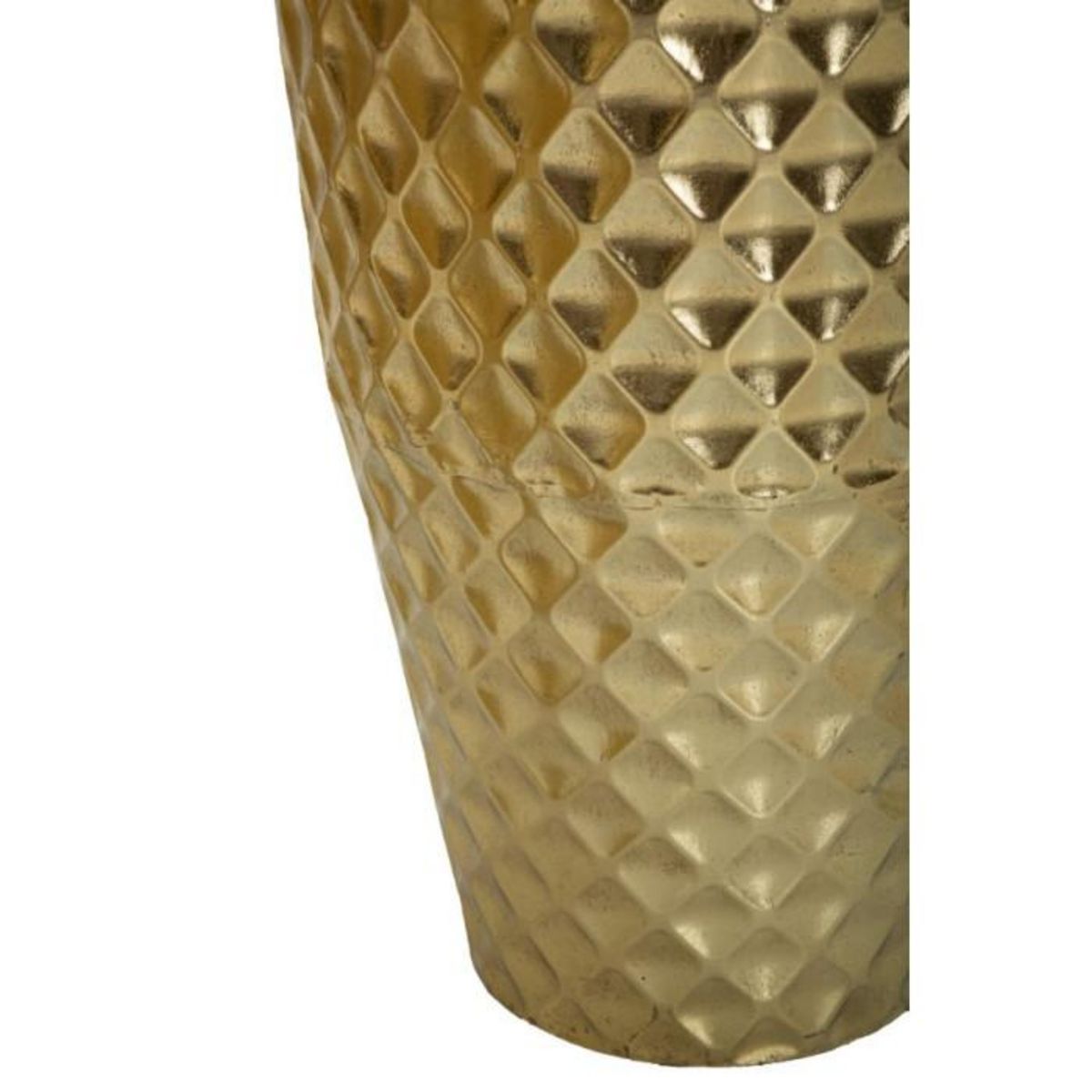 Paris Prix Lot de 3 Vases en Métal  Glotty  110cm Or