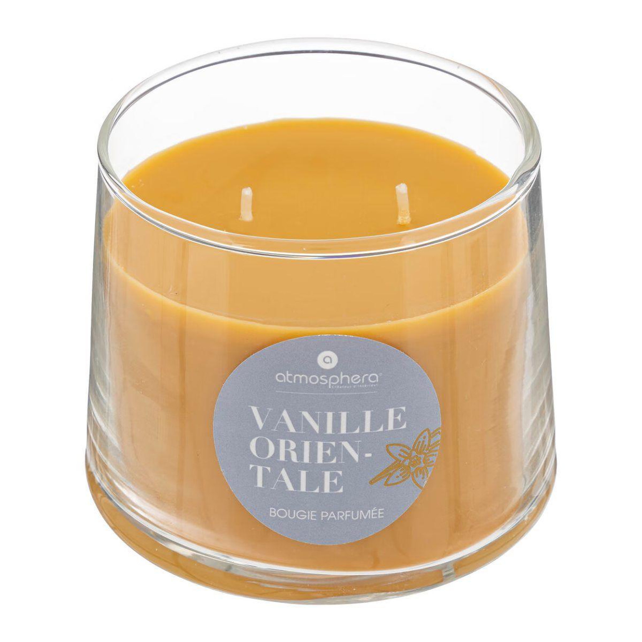 Voir la diapositive 1 : ATMOSPHERA Bougie Parfumée en Verre  Izor  300g Vanille