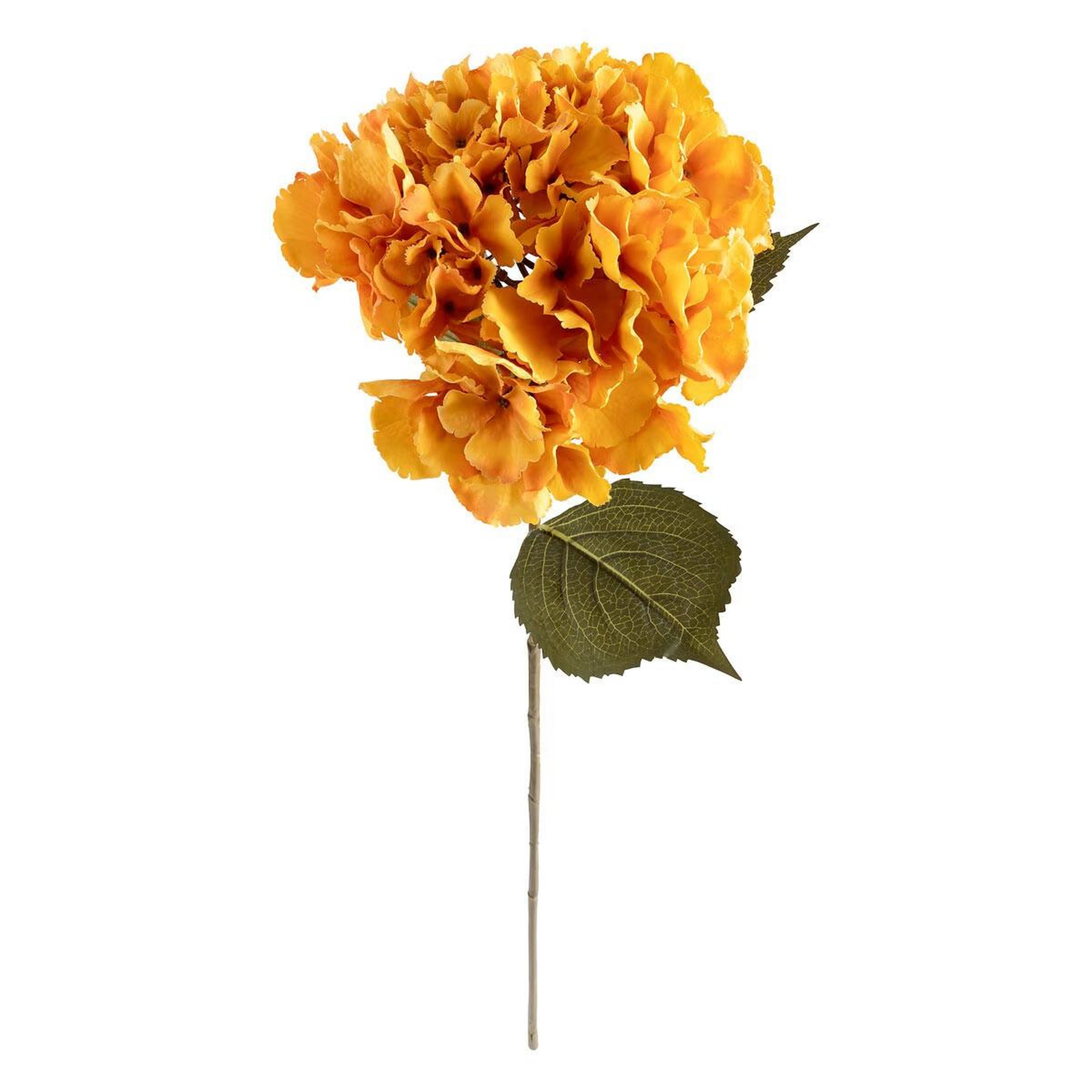 ATMOSPHERA Fleur artificielle  hortensia  83cm ambre