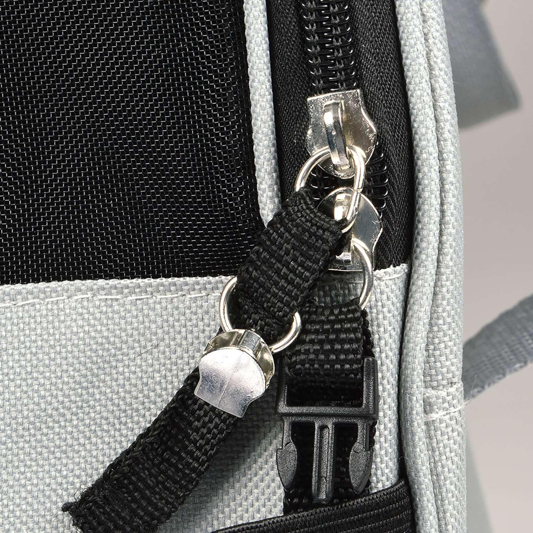 Voir la diapositive 5 : LOVE STORY Sac de transport pour chat et chien - gris