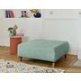 Voir la diapositive 5 : BEST MOBILIER Cristal - pouf modulable - 95 cm - en velours texturé