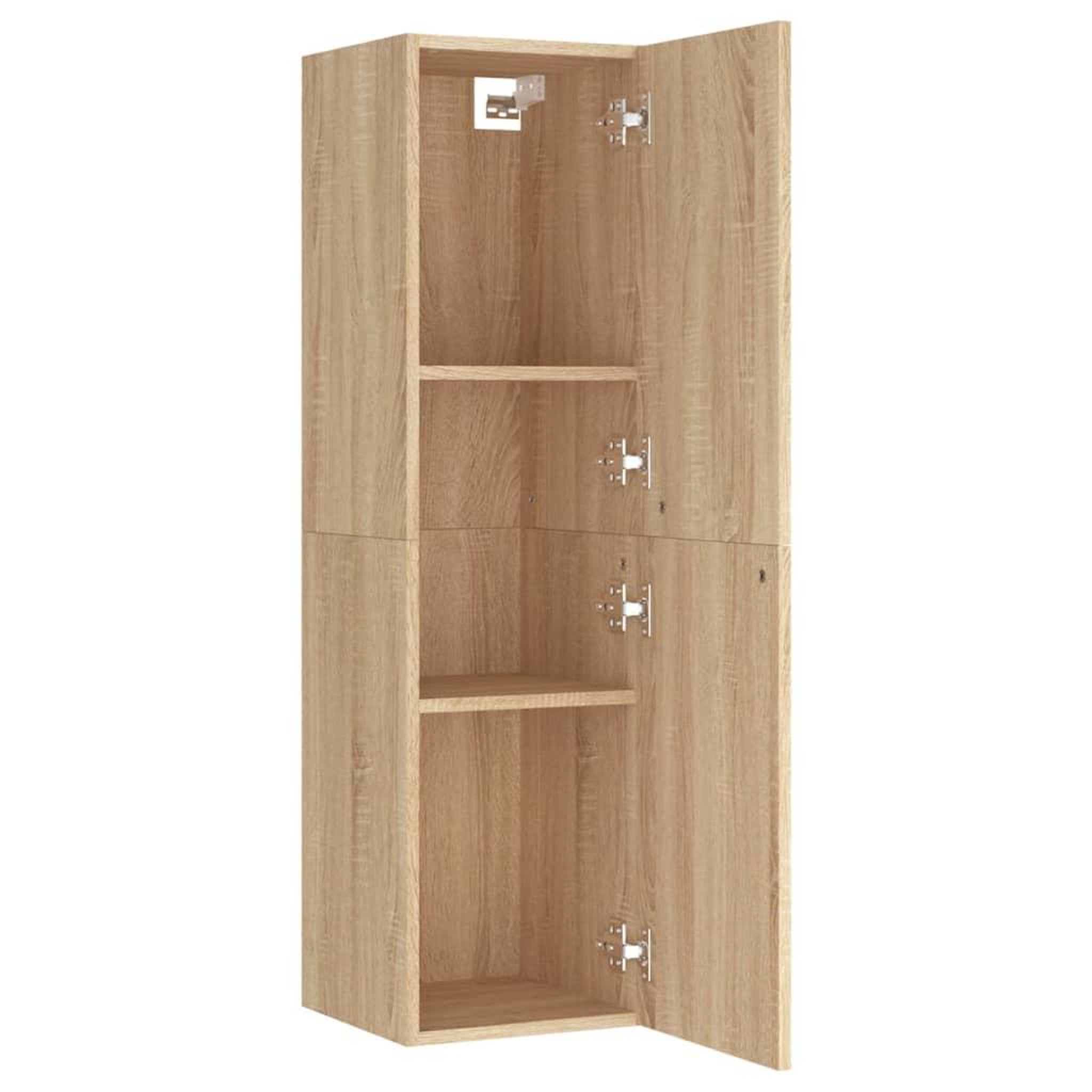 Voir la diapositive 5 : VIDAXL Meuble TV Chene sonoma 30,5x30x110 cm Bois d'ingenierie