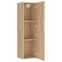 Voir la diapositive 5 : VIDAXL Meuble TV Chene sonoma 30,5x30x110 cm Bois d'ingenierie