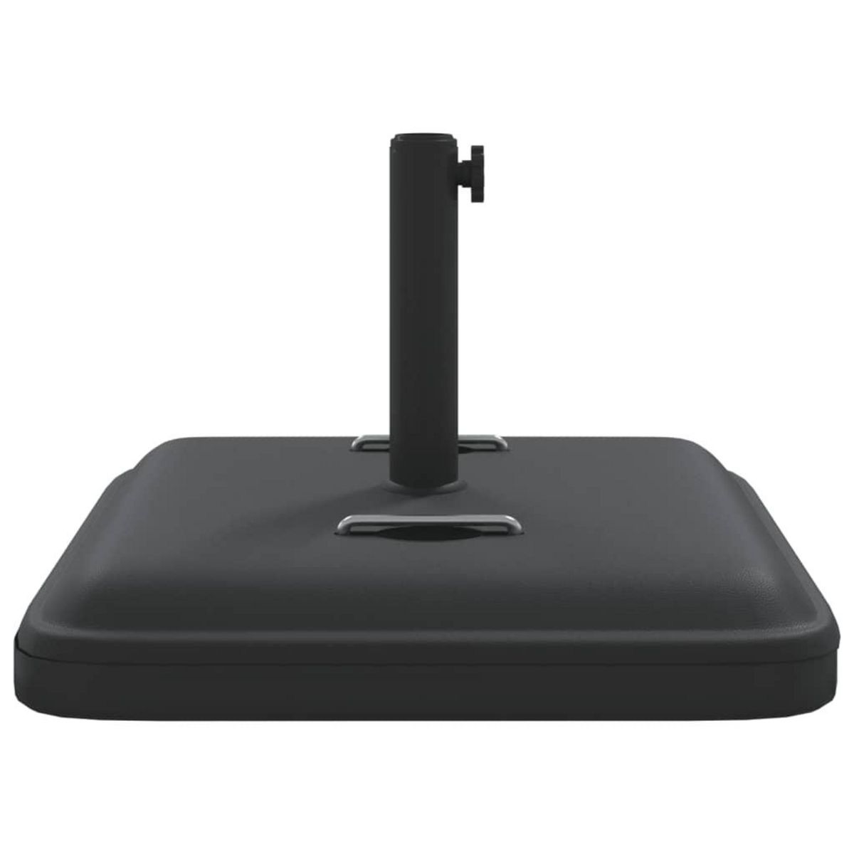 VIDAXL Base de parasol avec poignees pour mats Ø38 / 48 mm 27 kg carre