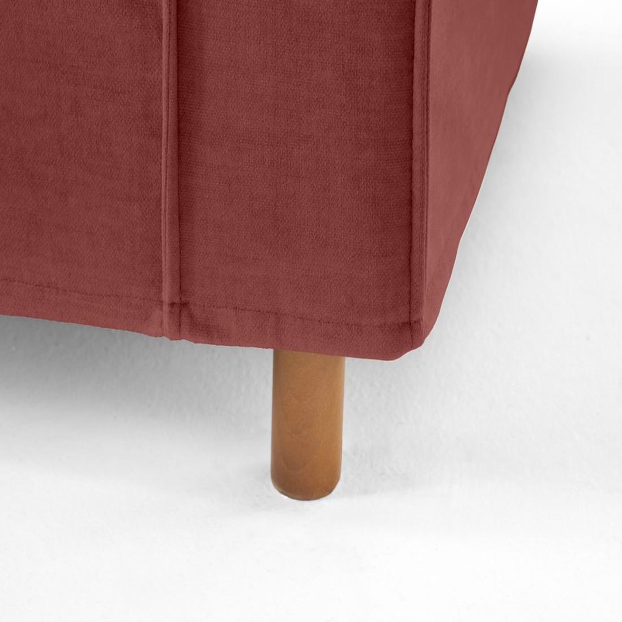Voir la diapositive 2 : LISA DESIGN Jake - canapé déhoussable d'angle gauche 5 places en velours