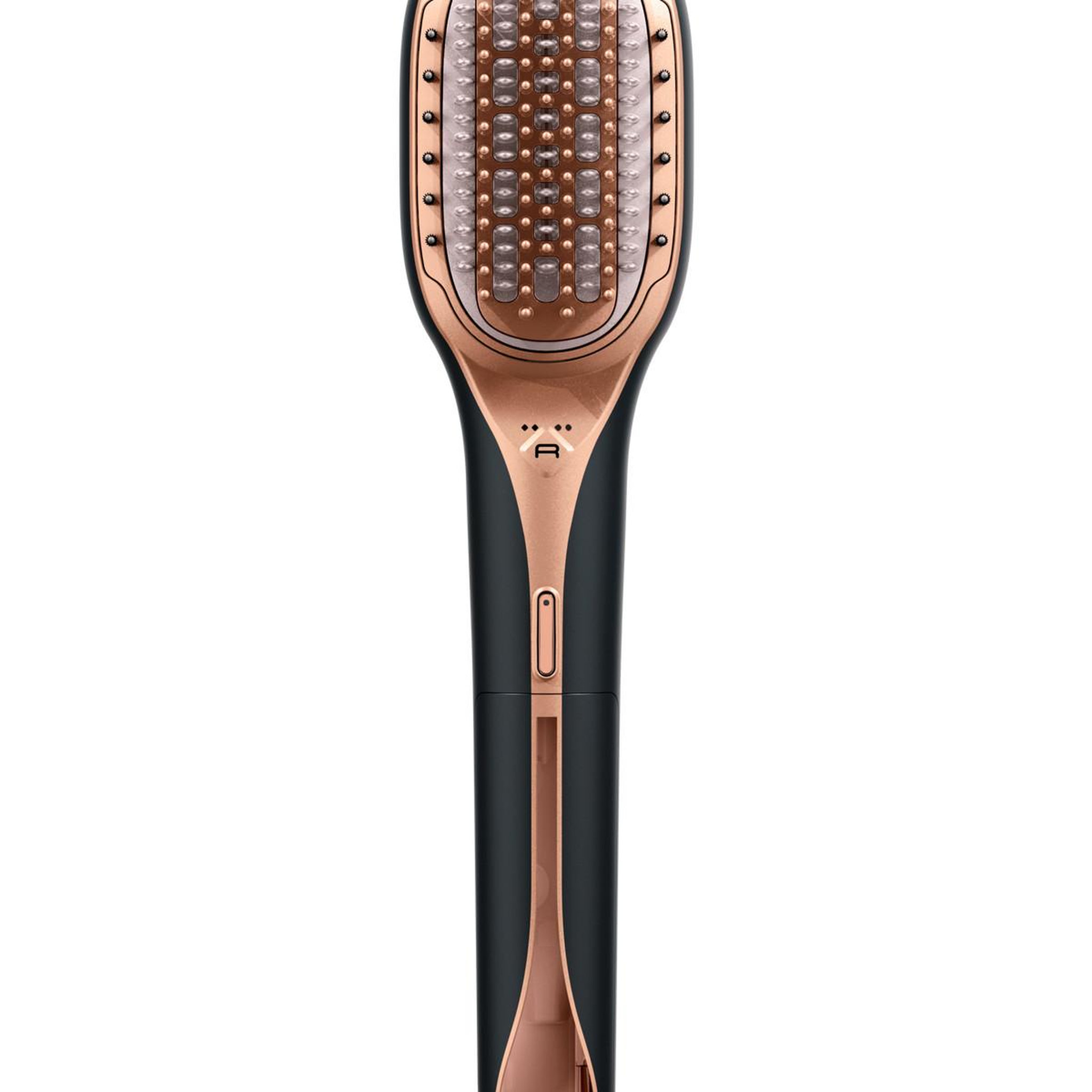 ROWENTA Rowenta Ultimate Experience HAIR THERAPIST Universel Brosse à cheveux rectangulaire Noir, Or rose 1 pièce(s)