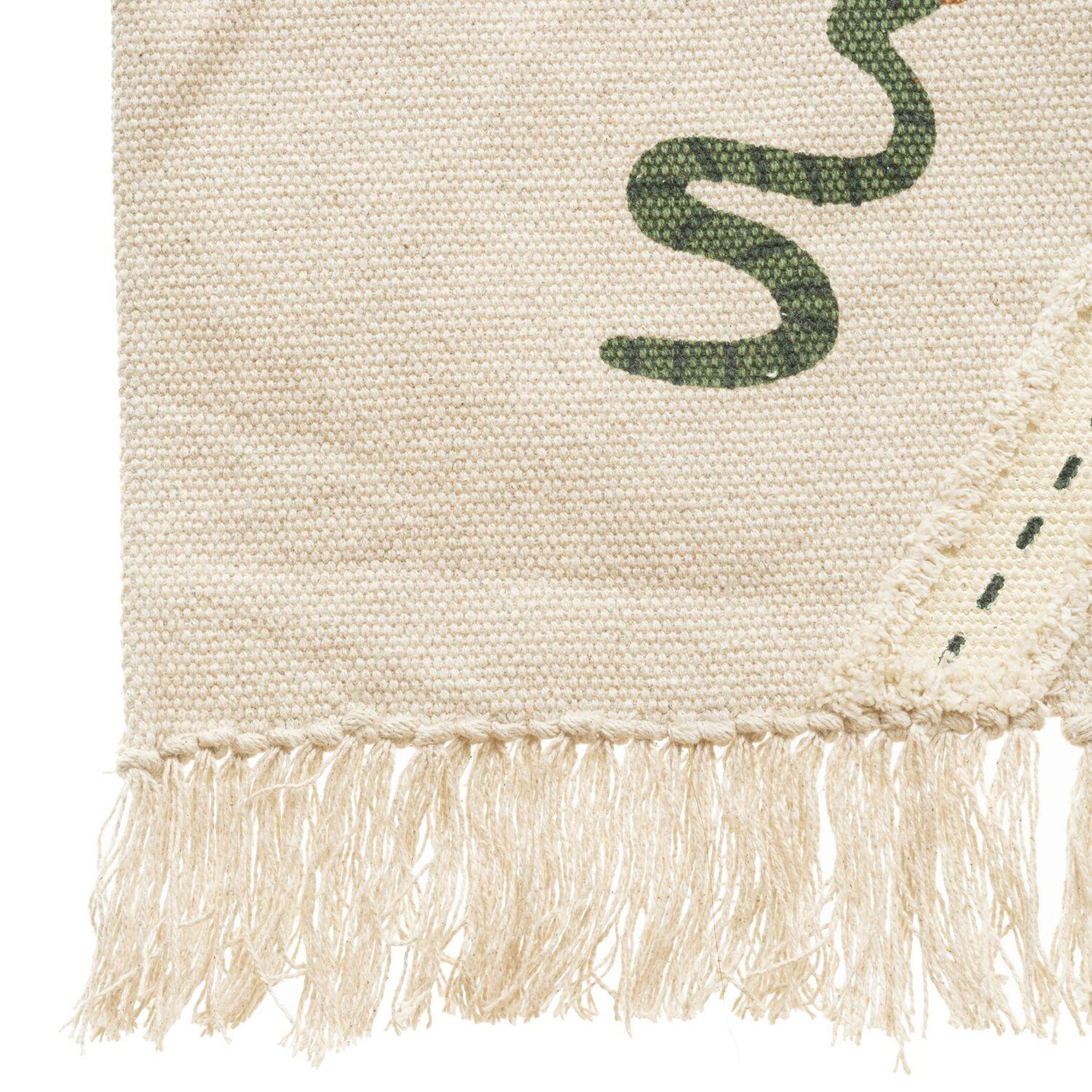 Voir la diapositive 4 : ATMOSPHERA Tapis enfant en coton jungle - 100 x 150 cm