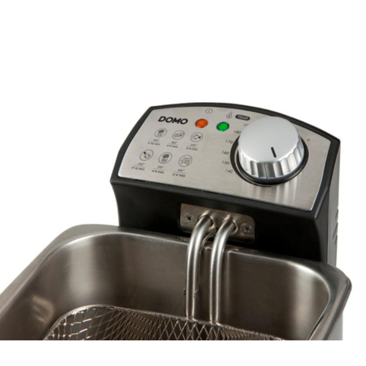 Domo Friteuse 4l 3000w inox/noir - do458fr