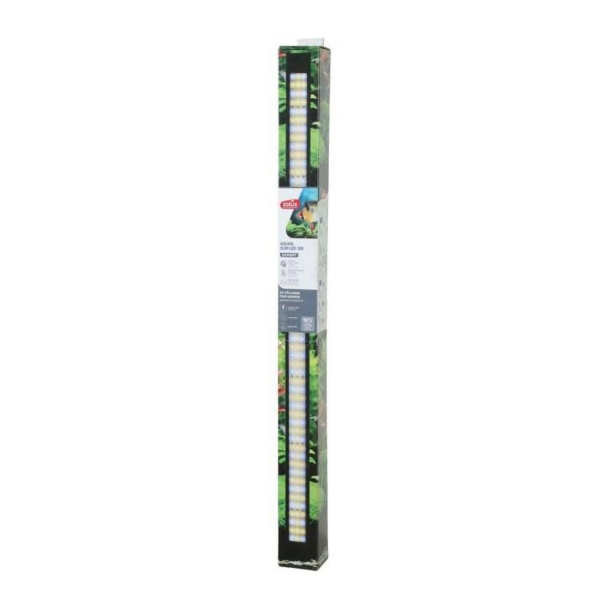 Zolux Rampe d'éclairage - Zolux - Slim LED dimmable - Ajustable et adaptable en remplacement d'un tube néon T8 ou T5 - 100 cm