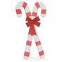 Voir la diapositive 1 : VIDAXL Décoration de Noël en forme de canne à sucre 50 LED blanc chaud