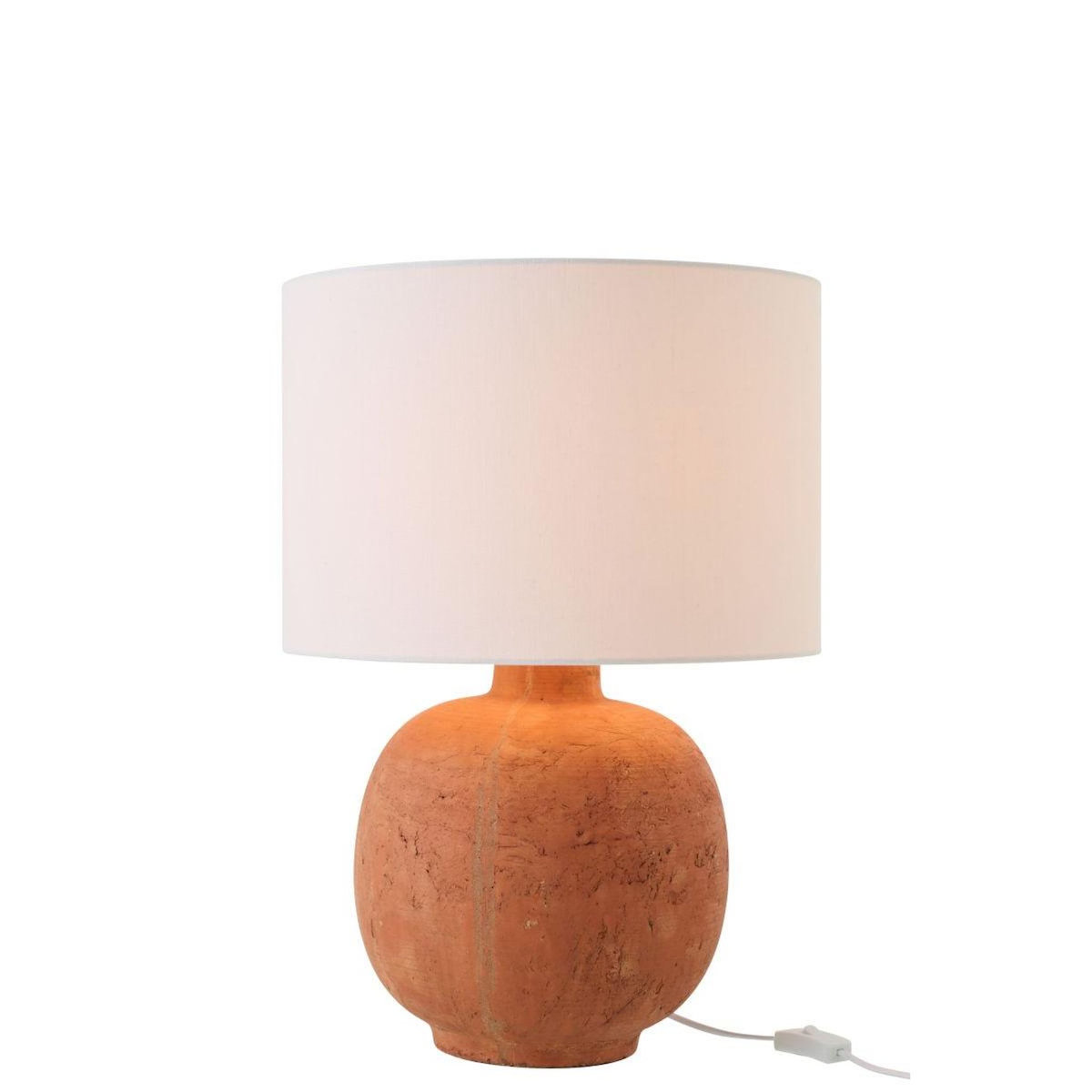 Paris Prix Lampe à Poser en Céramique  Balle  57cm Terracotta