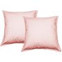 Voir la diapositive 2 : Sensei Maison Lot de 2 taies d'oreiller en percale lavée HOME WASHED