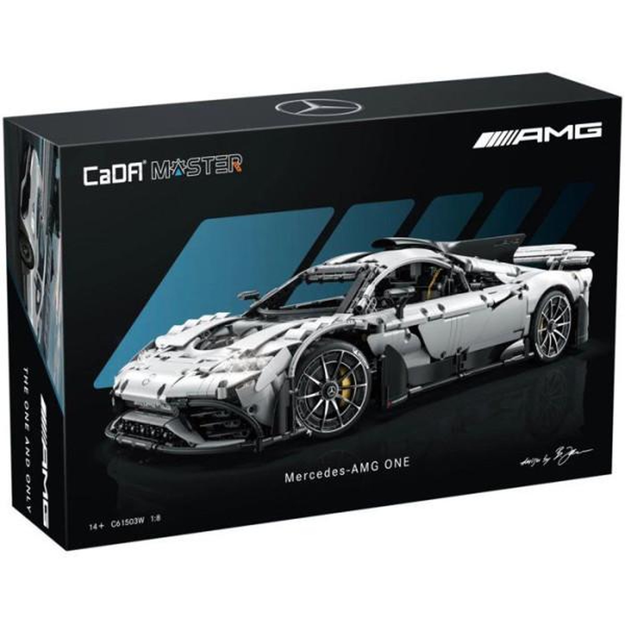 Voir la diapositive 6 : NO BRAND CADA Master - Jeu de construction - Mercedes-AMG Project one - Échelle 1:8 - 3295 pieces - Des 14 ans - Radiocommandé