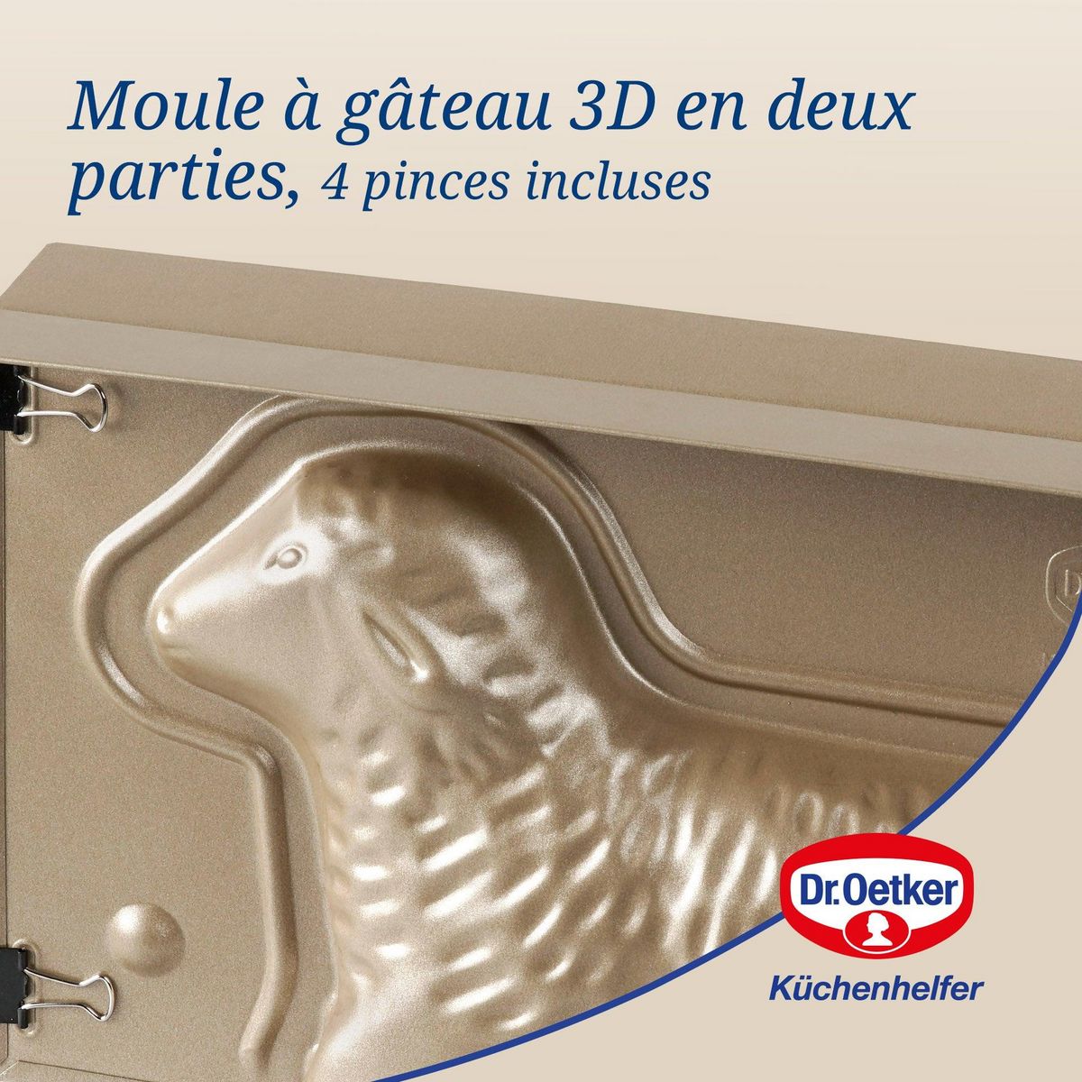 DR.OETKER Moule à gâteaux agneau pascal Dr. Oetker Baker Edition
