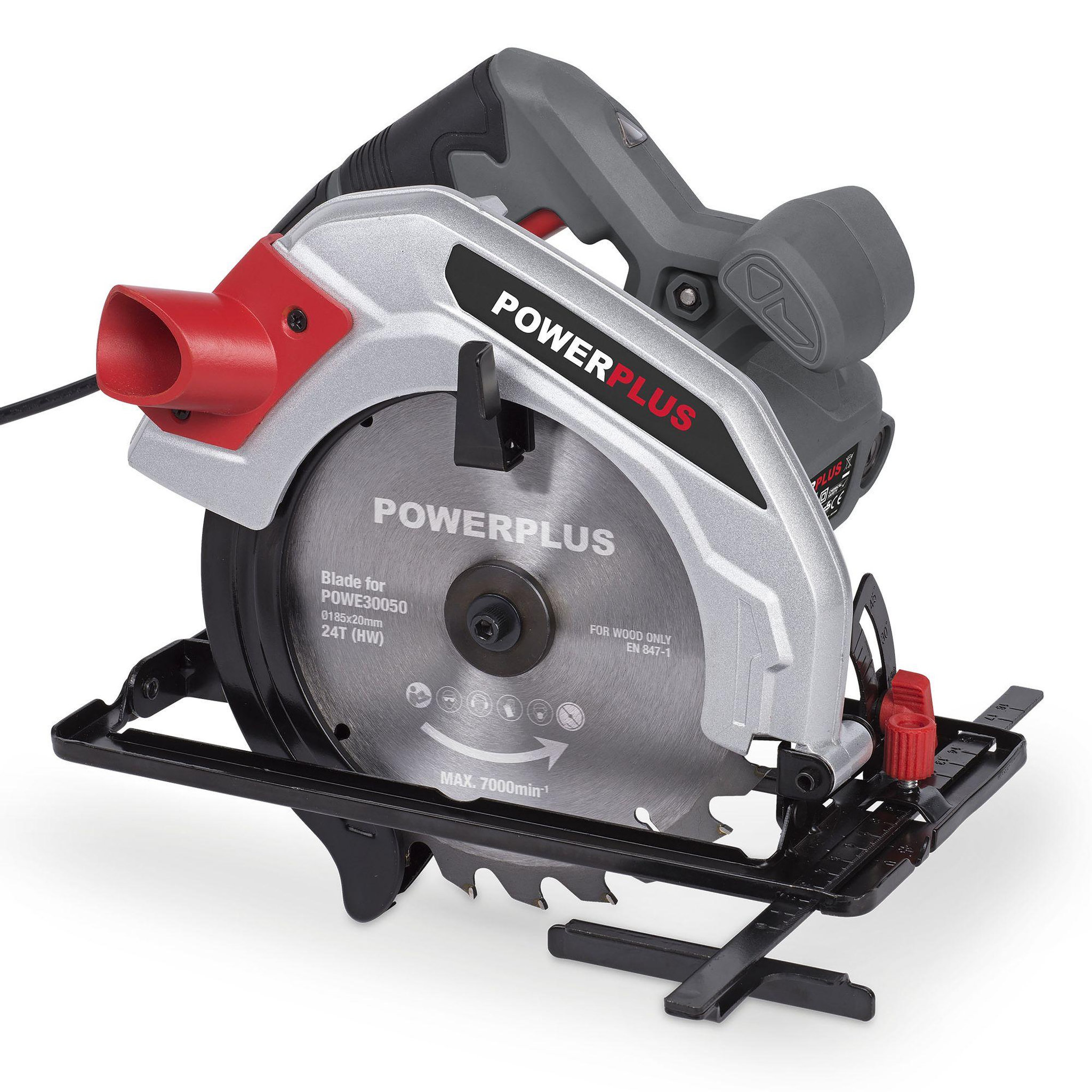 Voir la diapositive 1 : POWERPLUS Scie circulaire 1200 w  Powerplus