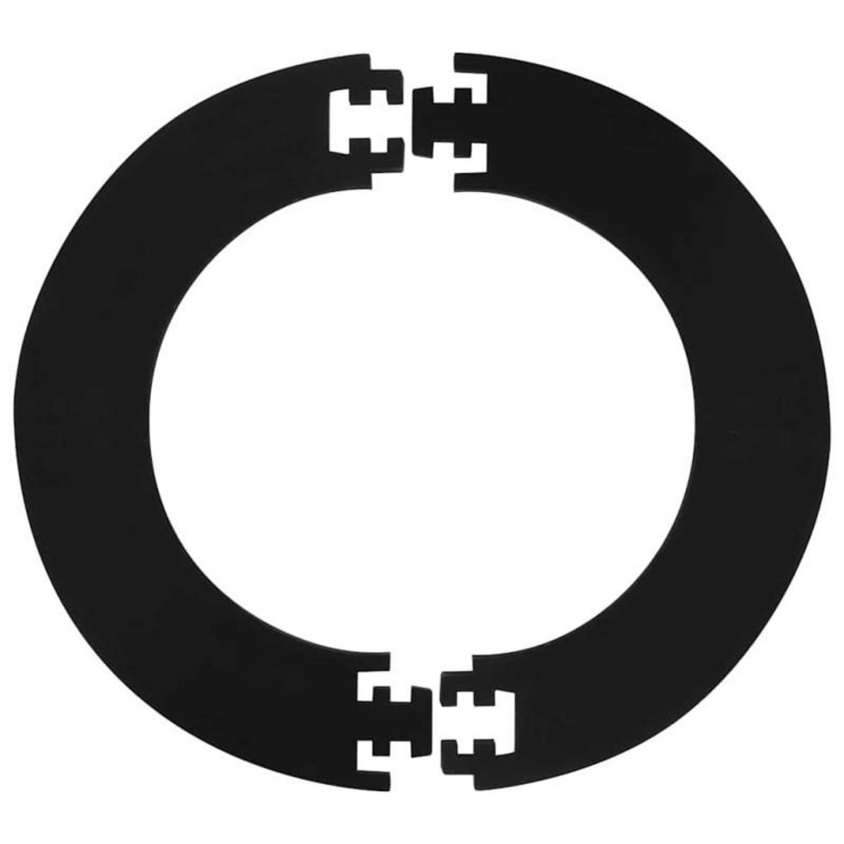 VIDAXL Jeu de cibles professionnel en sisal avec 6 fléchettes