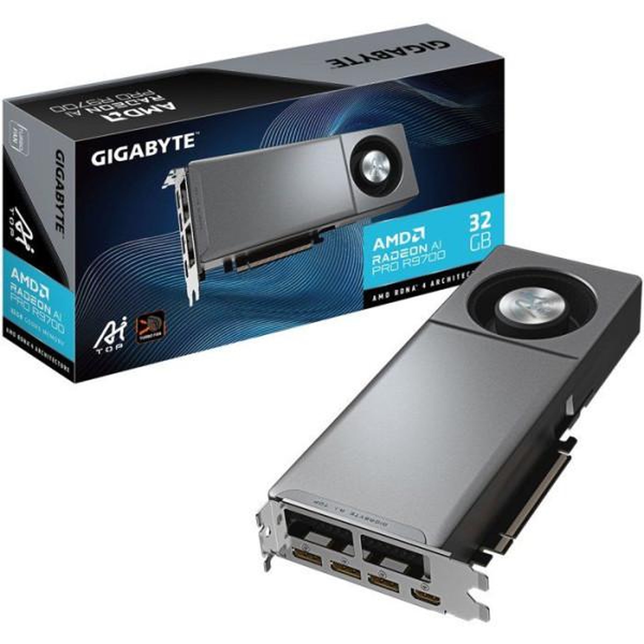 Gigabyte Gigabyte - radeon ai pro - carte graphique - r9700 ai top - 32 go