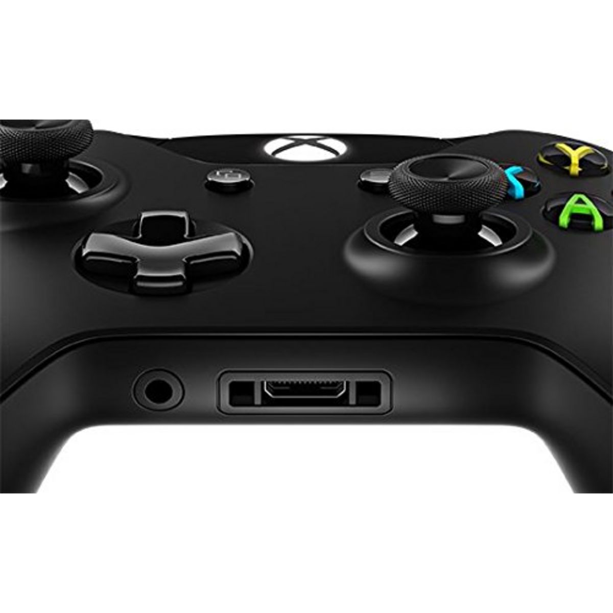Manette sans fil pour Xbox One - noire + Play & Charge Kit pour Xbox One