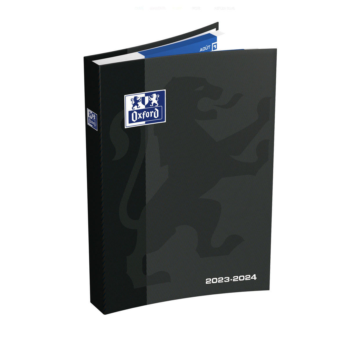 Agenda Scolaire 2025-2026 Oxford Flowers 12x18cm 1 Jour Par Page 352 Pages Jaune - Organisation Parfaite