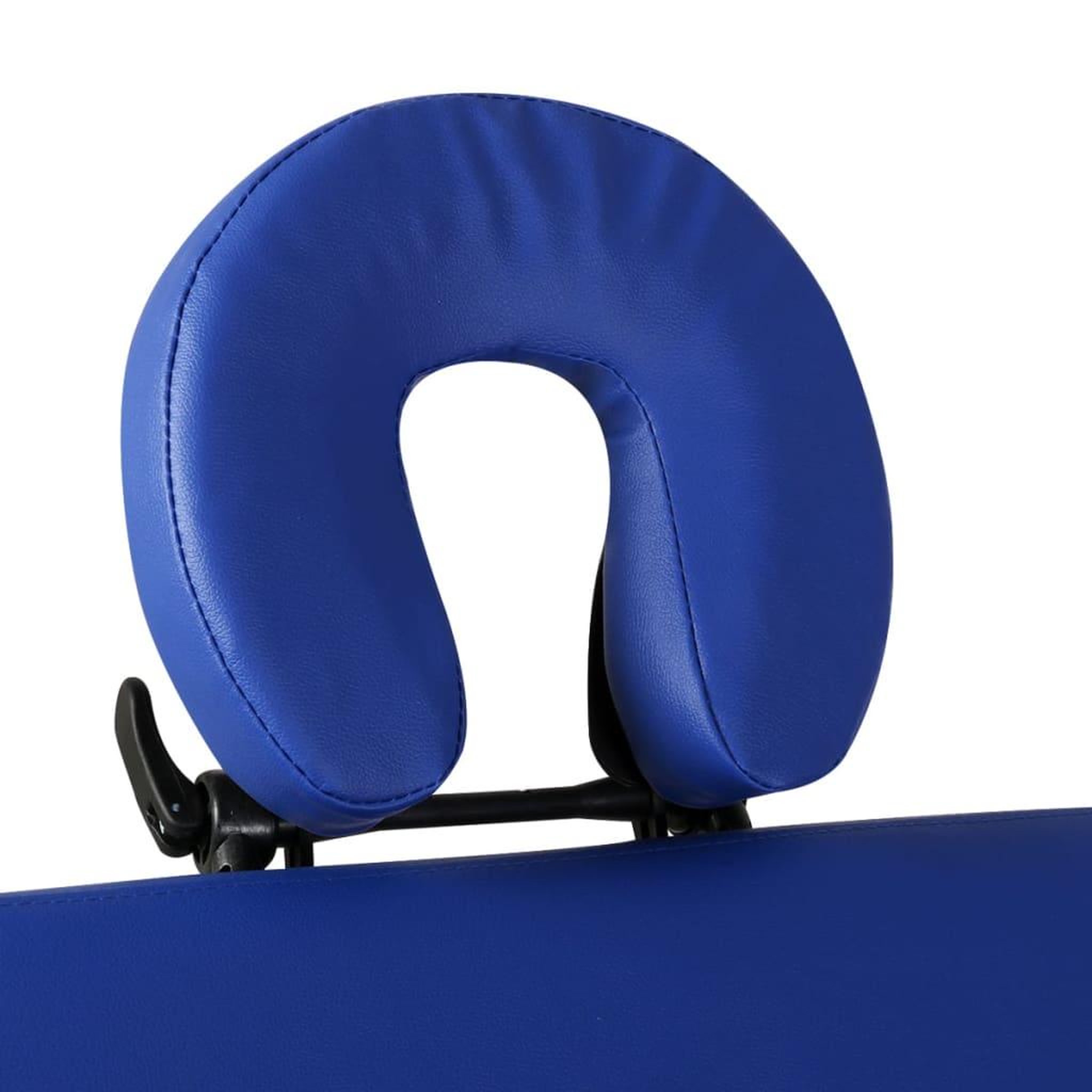 Voir la diapositive 3 : VIDAXL Table de massage pliable Bleu 2 zones avec cadre en bois