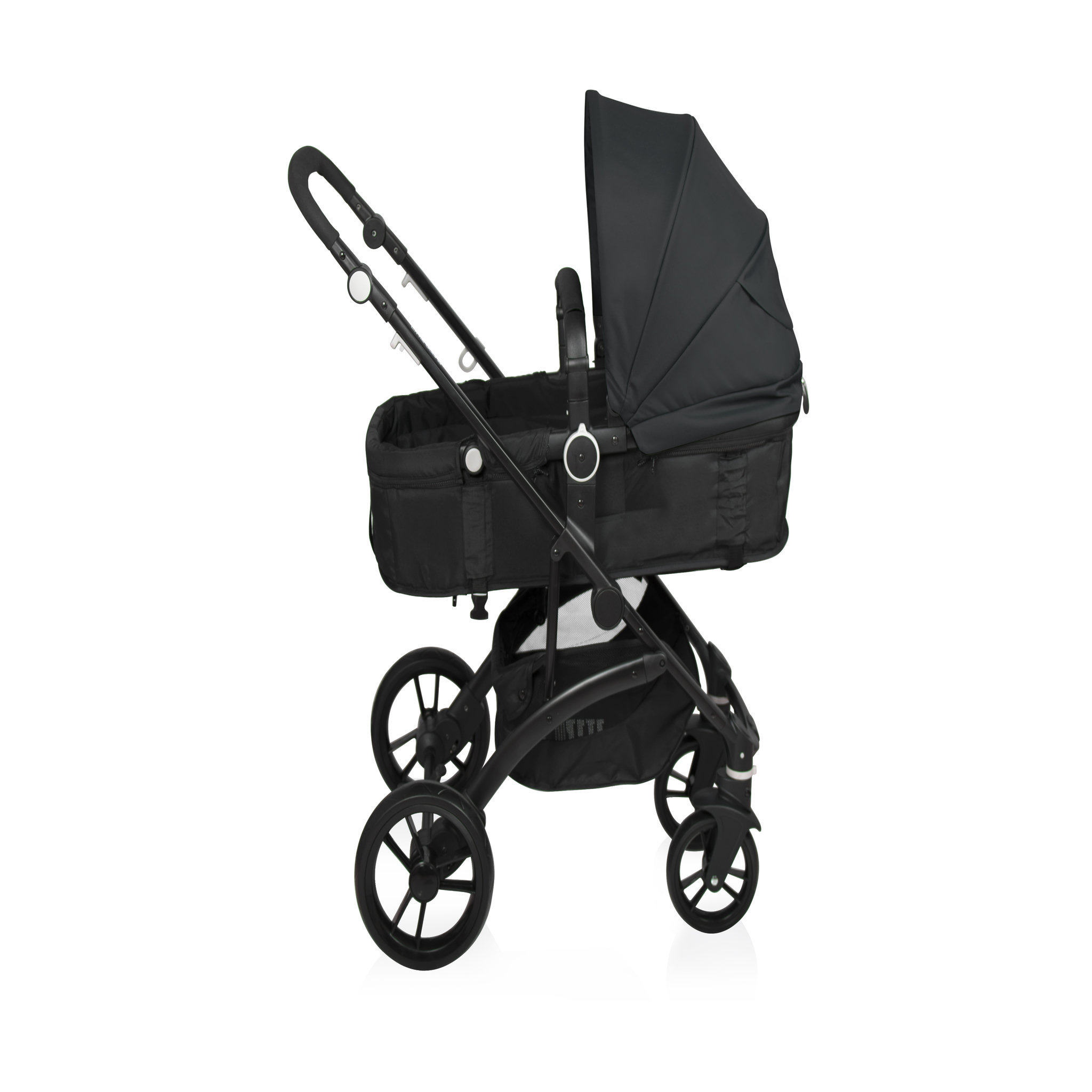 Voir la diapositive 5 : LITTLE WORLD Poussette combinée 3 en 1 City Walker noire