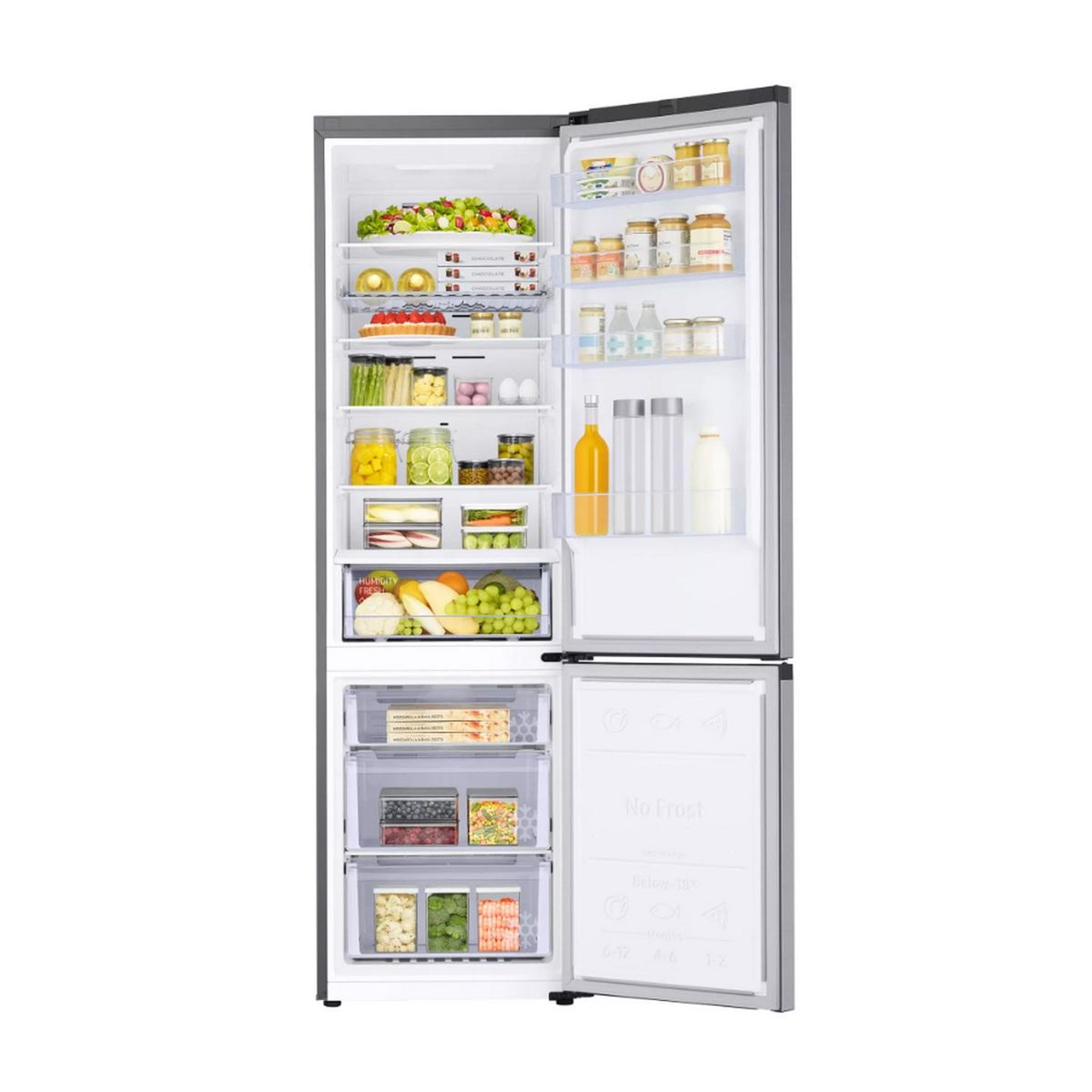Voir la diapositive 5 : Samsung Réfigérateur combiné 60cm 390l ventilé - RB38C672ESA