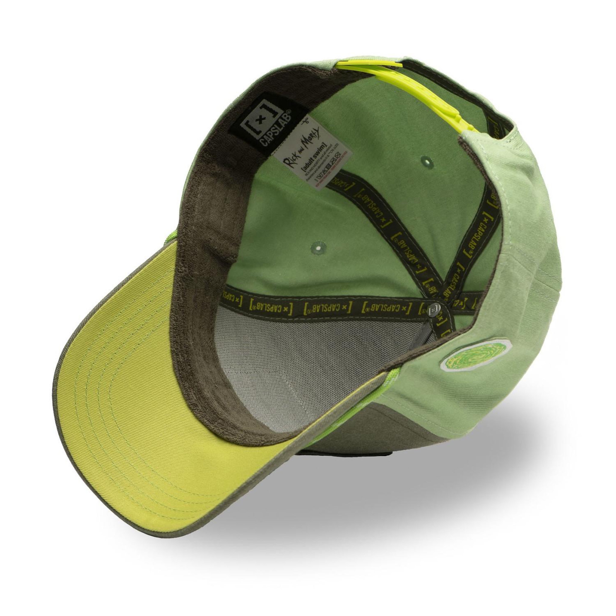 Voir la diapositive 6 : CAPSLAB Casquette trucker premium en sergé de coton Rick & Morty Cordelette