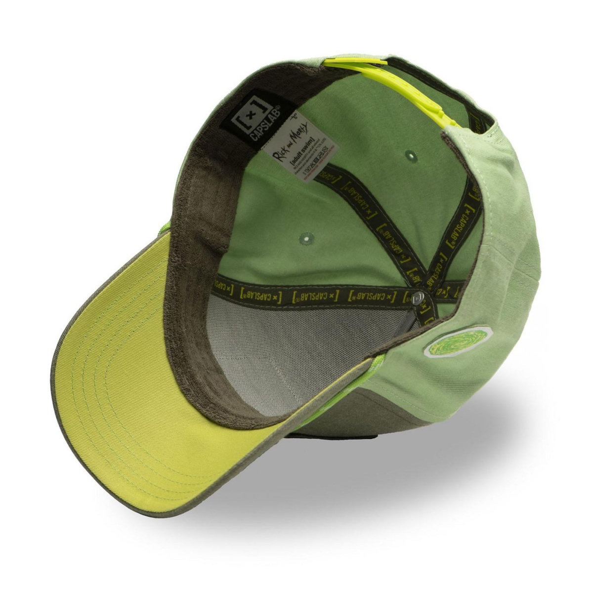 CAPSLAB Casquette trucker premium en sergé de coton Rick & Morty Cordelette