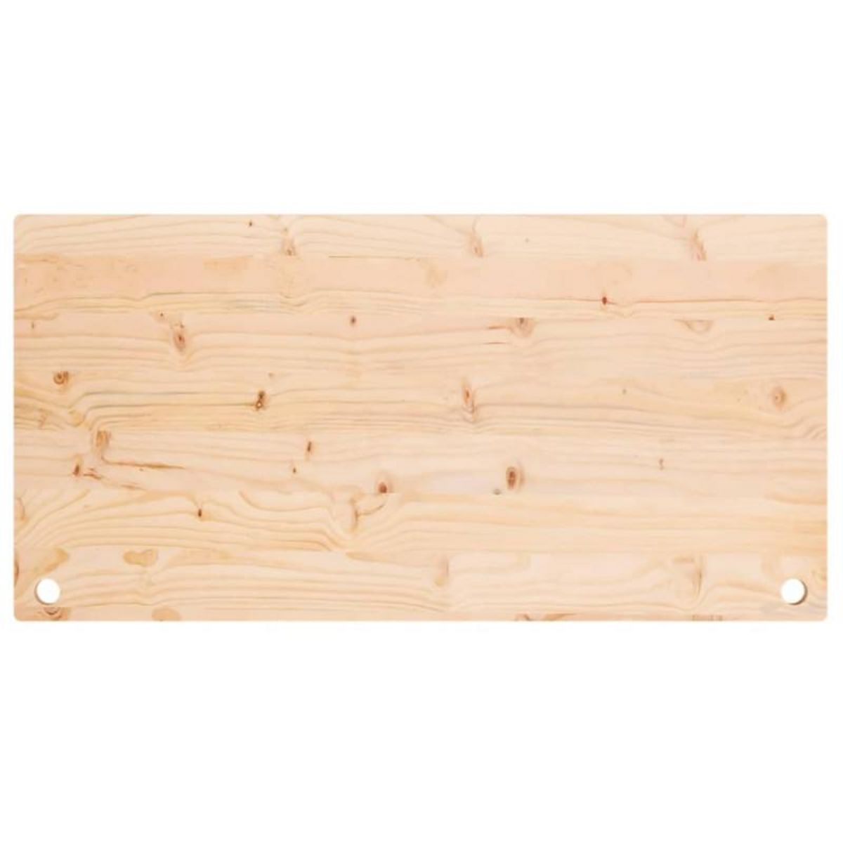 VIDAXL Dessus de bureau 100x60x2,5 cm bois massif de pin