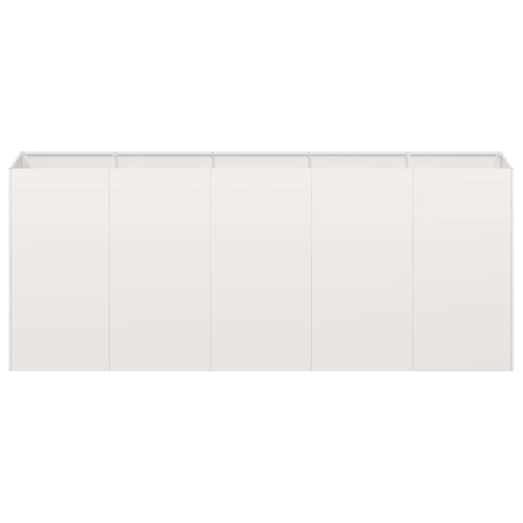 Voir la diapositive 4 : VIDAXL Jardiniere 200x40x80 cm acier inoxydable