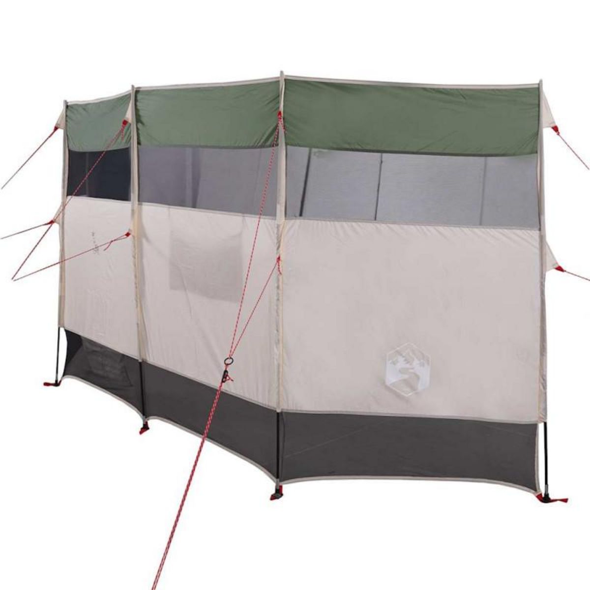 VIDAXL Brise vent de camping vert 366x152x152 cm imperméable