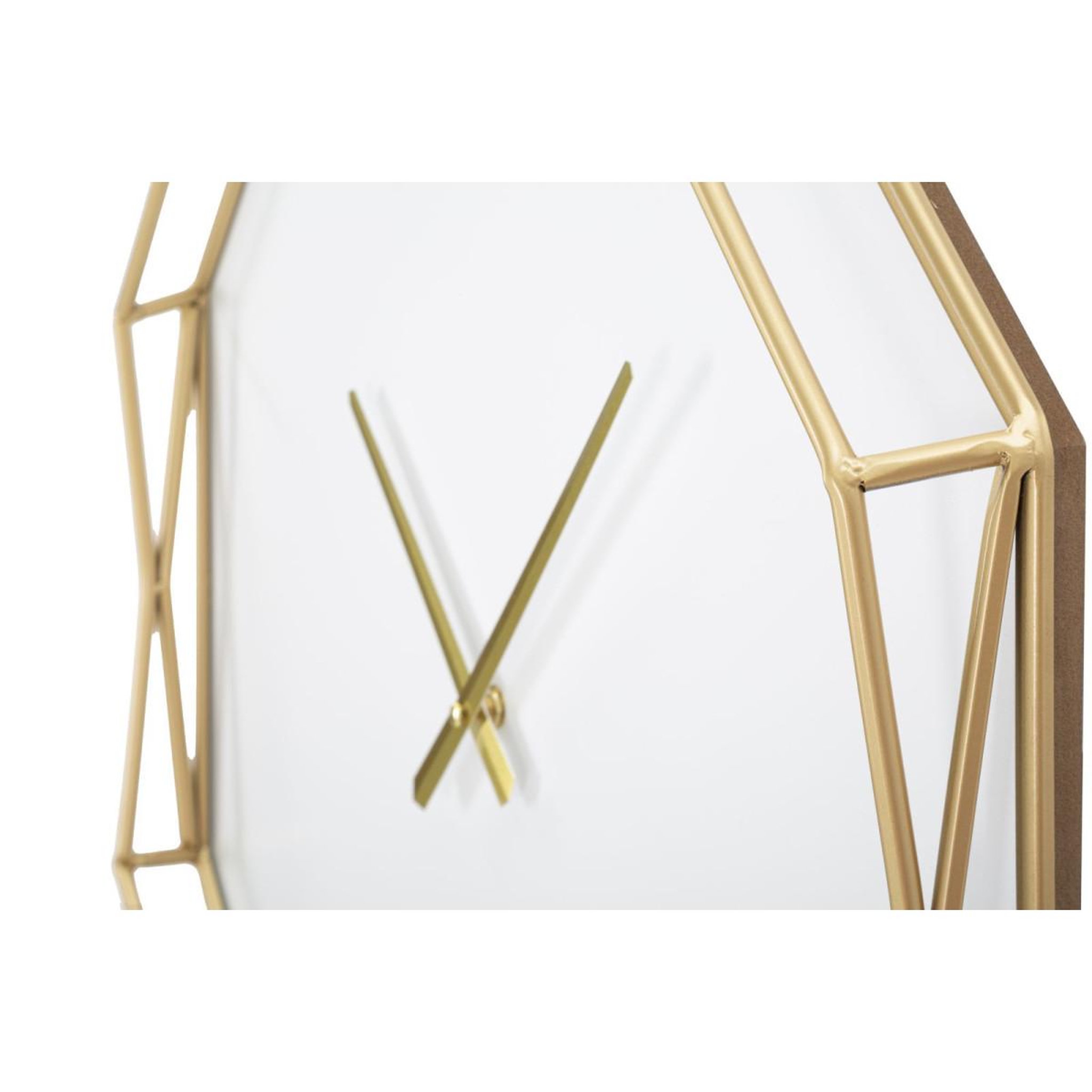 Voir la diapositive 4 : Paris Prix Horloge murale en métal  goldy octogonal  56cm or