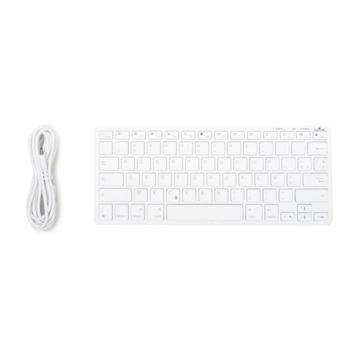 BLUESTORK Clavier TKL - BLUESTORK - Bluetooth Rechargeable pour Mac - Blanc