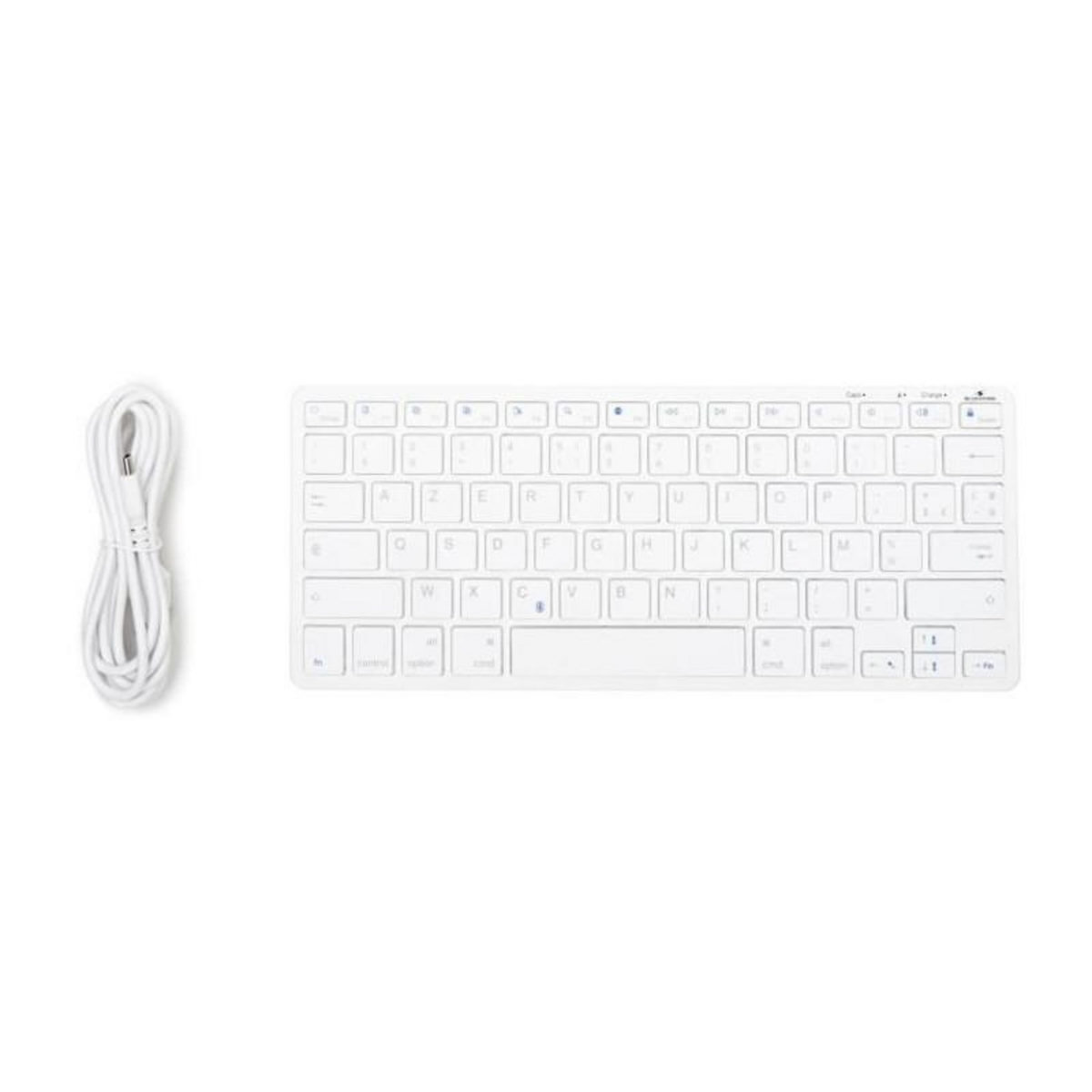 BLUESTORK Clavier TKL - BLUESTORK - Bluetooth Rechargeable pour Mac - Blanc