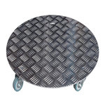 CENTRALE BRICO Roule plante ALU rond - 40 cm - Aluminium