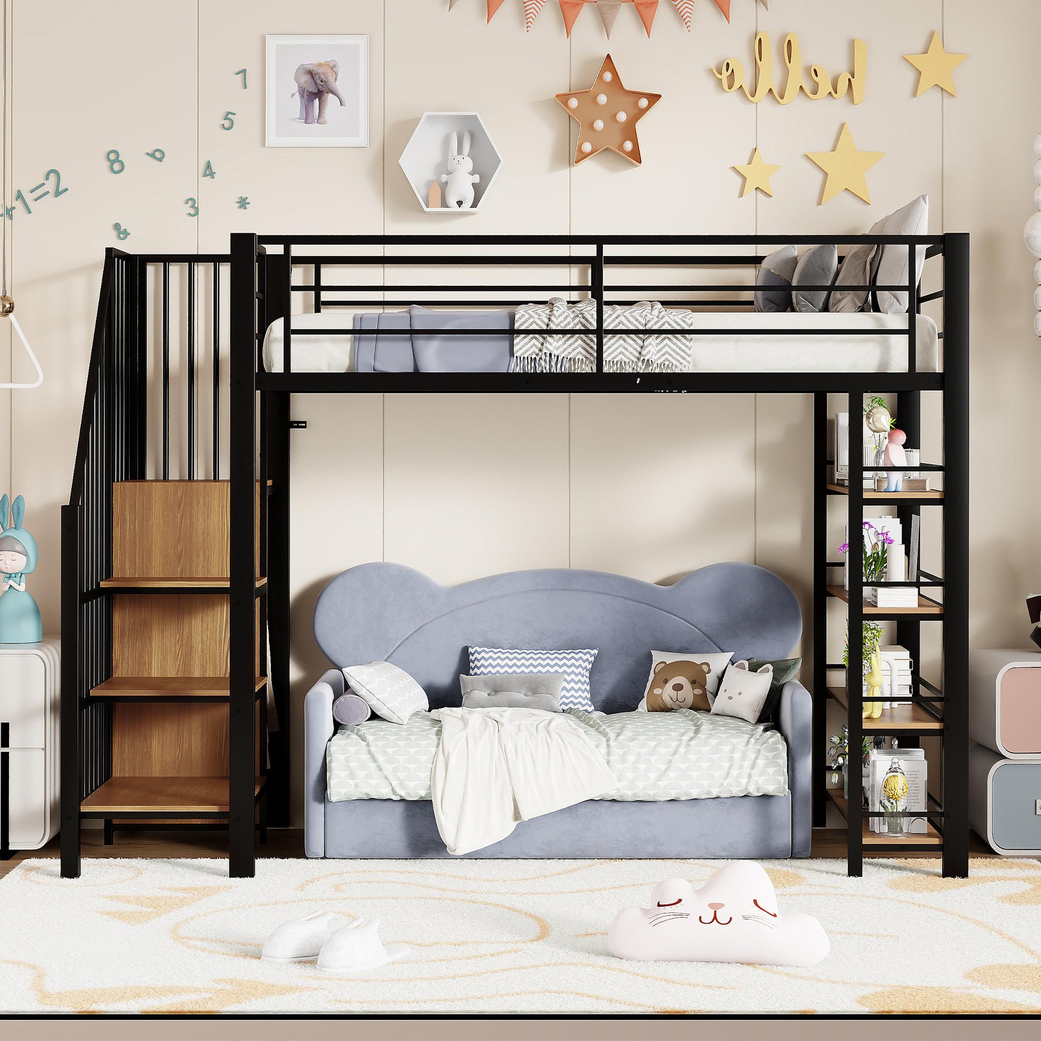 Voir la diapositive 4 : MERAX Lit mezzanine