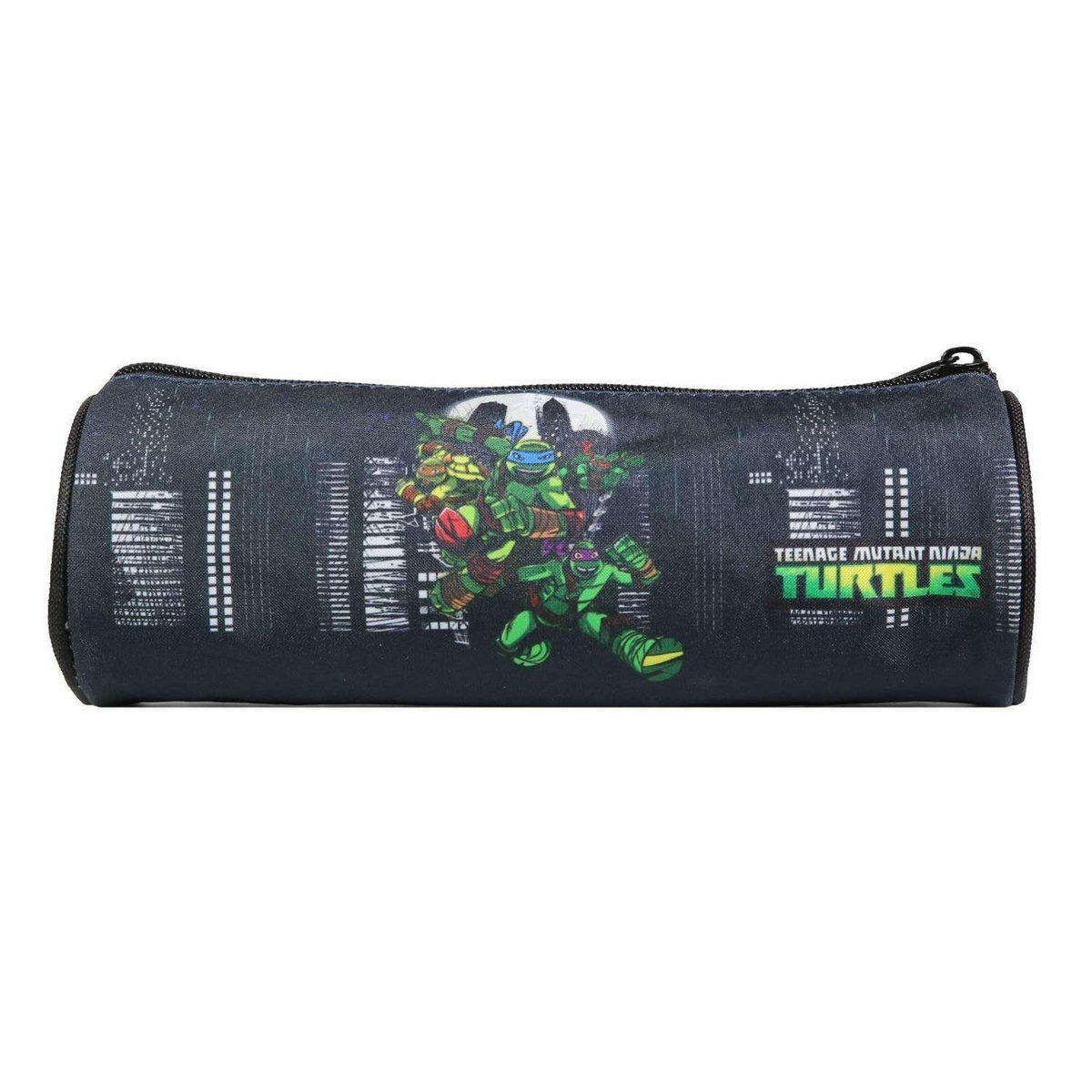 Bagtrotter BAGTROTTER Trousse scolaire ronde Tortues Ninja Noire