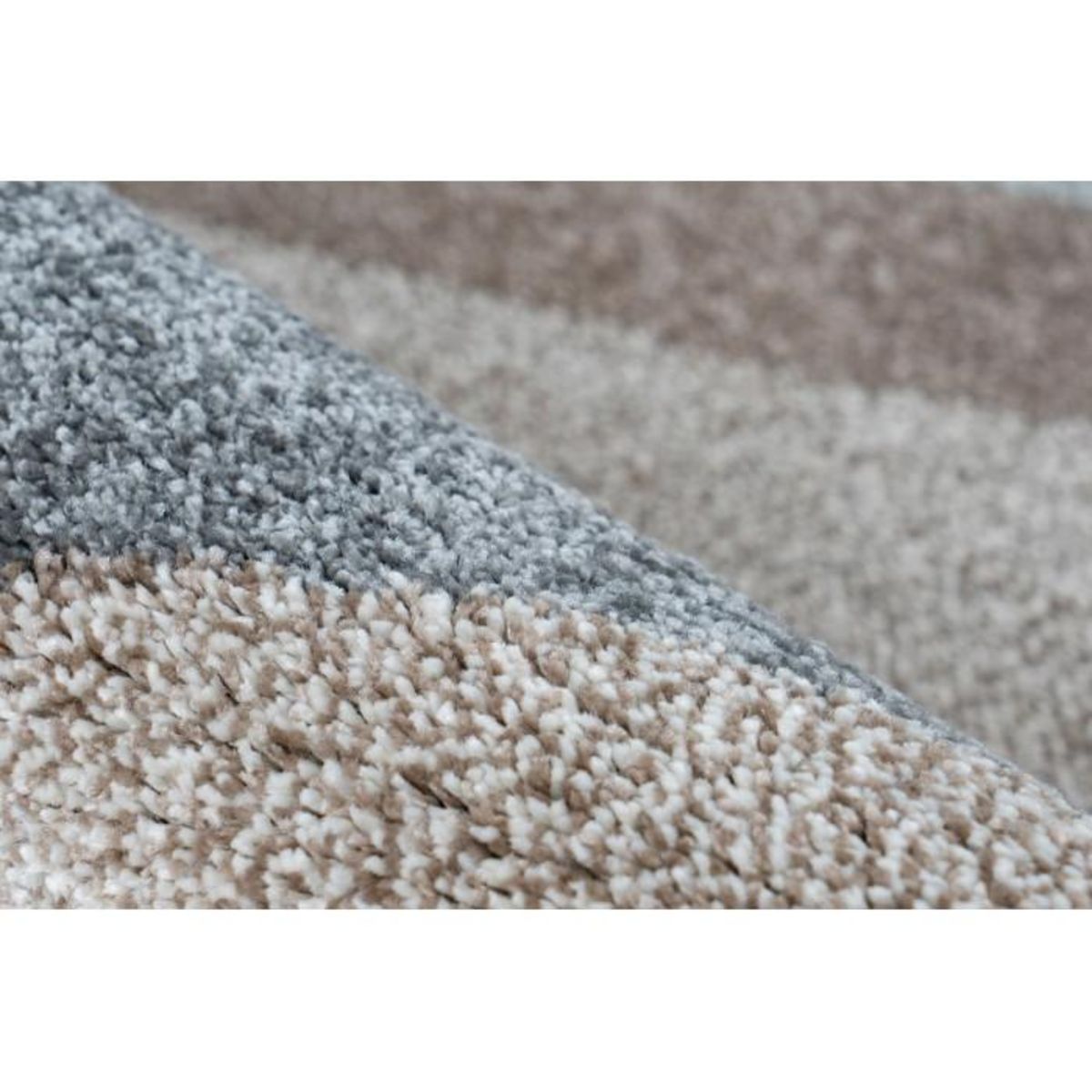 Paris Prix Tapis Effet 3D à Poils Courts  Broadway I  Marron