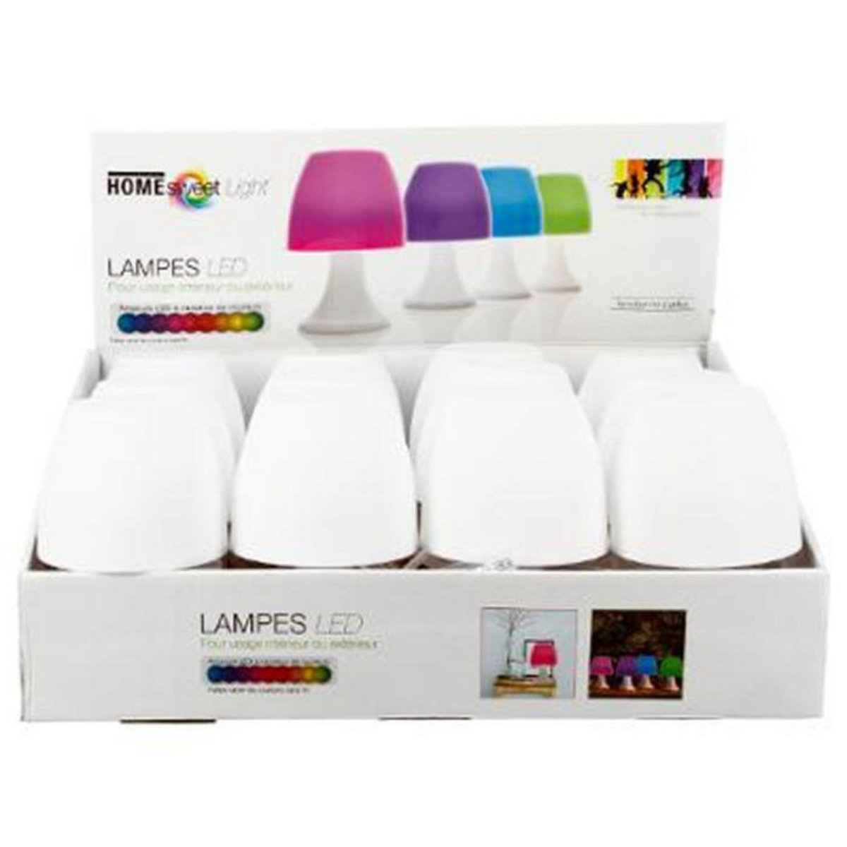 JARDIDECO Lampe champignon à poser 19,5 cm - Variation de couleur