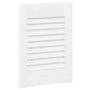 Voir la diapositive 2 : VIDAXL Porte d armoire à persiennes blanc 39,5x29,5 cm