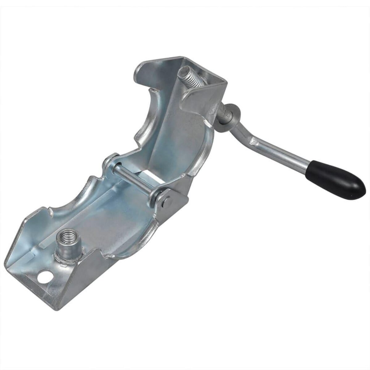 VIDAXL Roue jockey 48 mm avec 1 pince divisee et des cales de roue